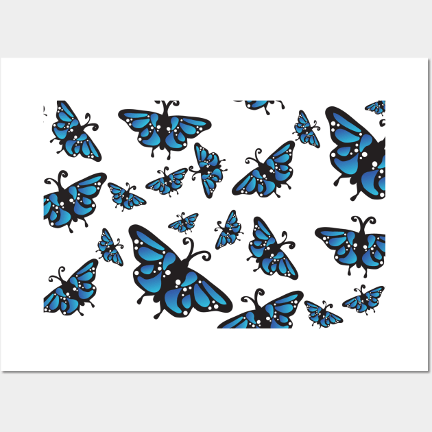 Butter Fly PATTERN Wall Art by LovableDuck